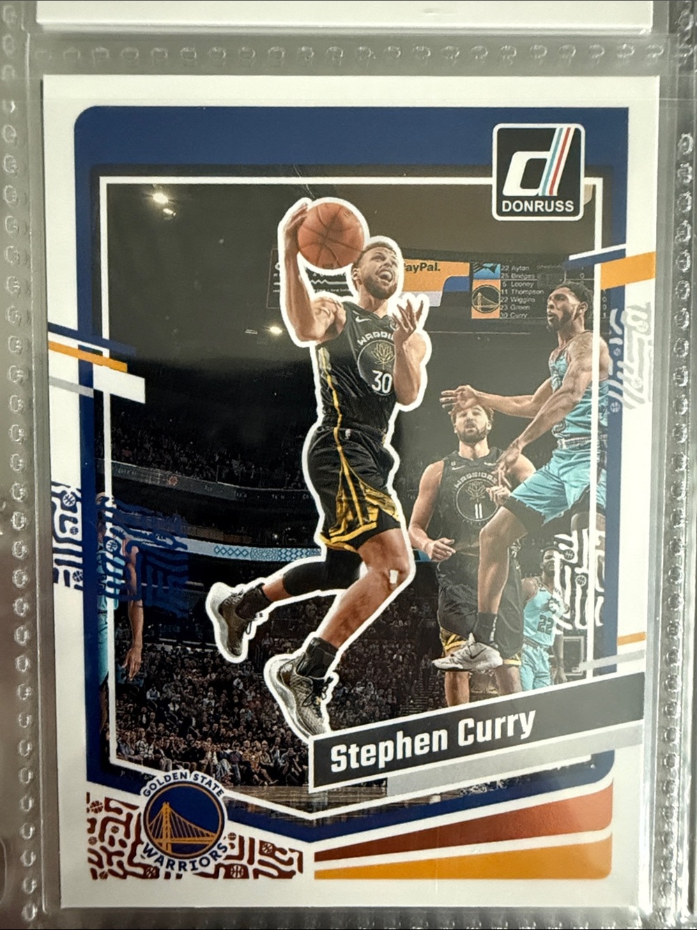 Russ Stephen Curry Trading Card - Black, Yellow, Blue